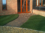 Brickweave Path and new turfing
